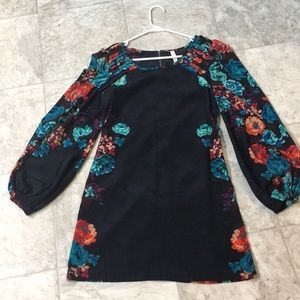 Dolman Sleeve floral dress